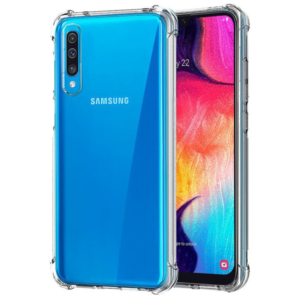 Samsung Galaxy A30s Antishock Hoesje – Transparant