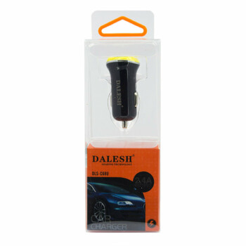 Autolader USB - Dalesh - Geel