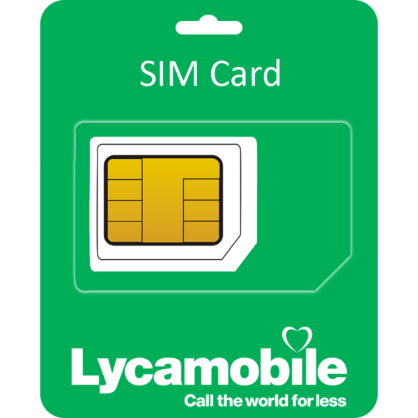Lyca Mobile Simkaart incl.€15 + 50mb Internet