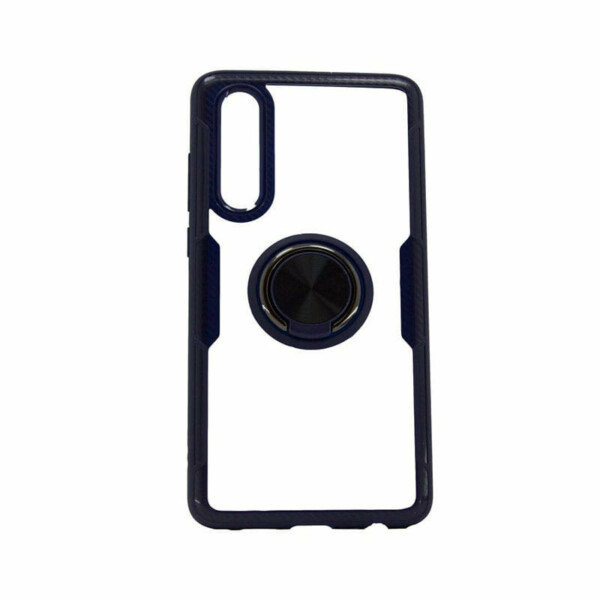 Huawei P30 Backcover - Transparant/Blauw