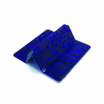 Samsung Galaxy Tab T815 (9.7") Tablethoes Tijgerprint - Blauw