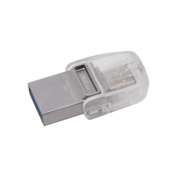 Kingston DataTraveler Microduo 3C -32GB - USB stick 3.1 / Type C - Flash Drive