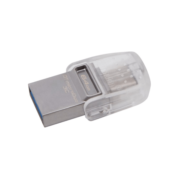 Kingston DataTraveler Microduo 3C -64GB - USB stick 3.1 / Type C - Flash Drive