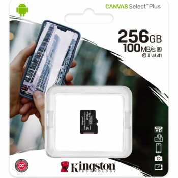 Kingston Micro SDXC Card -  256GB  - Class 10 Zonder Adapter