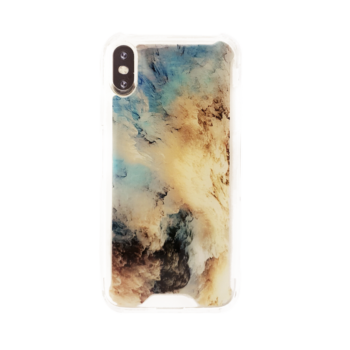 Apple iPhone XS Max -  MG Design Backcover - Blue Marble