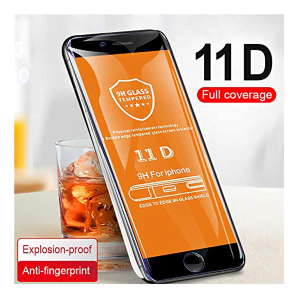 Samsung Galaxy S21 - 11D Full Cover Explosion Proof Screenprotector - Zwart