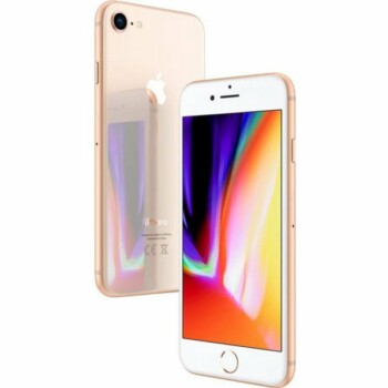 Apple iPhone 8 - 64GB - Goud (Als Nieuw)  -  (Tijdelijk GRATIS Screenprotector + Soft Siliconen Hoesje t.w.v. 35,00)