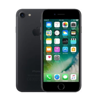 Apple iPhone 7 - 32GB - Zwart (Als Nieuw)  -  (Tijdelijk GRATIS Screenprotector + Soft Siliconen Hoesje t.w.v. 35,00)