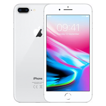 Apple iPhone 8 Plus - 64GB - Zilver (Als Nieuw)  -  (Tijdelijk GRATIS Screenprotector + Soft Siliconen Hoesje t.w.v. 35,00)