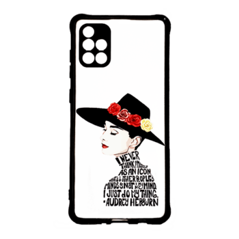 Samsung Galaxy A71 - MG Design Backcover - Vrouw Met Quote