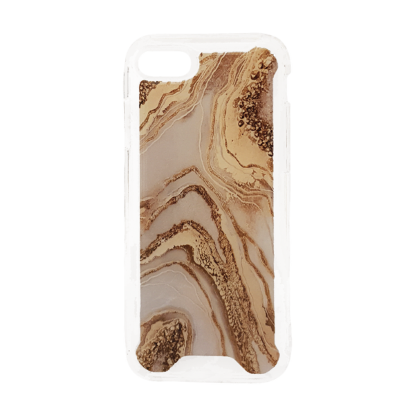 Apple iPhone 7 / 8 / SE (2020) - MG Design Backcover - Goud Marble