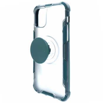 Apple iPhone 11 Pro - Backcover met valbescherming – Groen