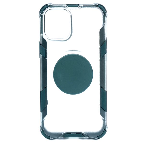 Apple iPhone 12 Mini - Backcover met valbescherming – Groen