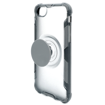Apple iPhone 7/8 - Backcover met valbescherming – Grijs