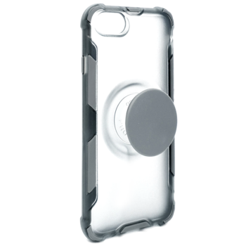 Apple iPhone 7/8 - Backcover met valbescherming – Grijs