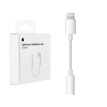Apple Lightning naar 3.5mm Oortelefoon Jack Adapter - Retail verpakking – MMX62ZM/A – Wit