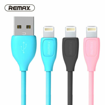 Remax Lesu USB Data kabel Voor Apple kleur Roze
