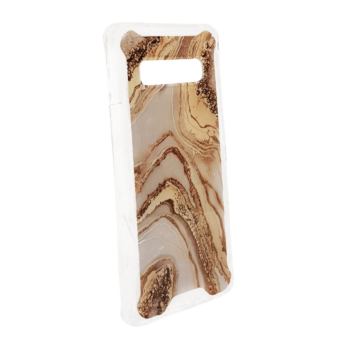 Samsung Galaxy S10 Plus - MG Design Backcover - Goud Marble