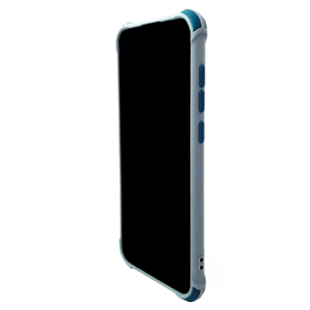 Samsung Galaxy A11 - Siliconen Backcover met donkere accenten – Grijs