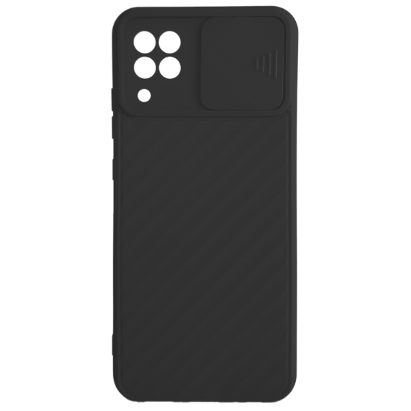 Samsung Galaxy A42 backcover met camera bescherming - Zwart