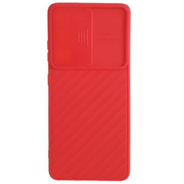Samsung Galaxy S21 FE backcover met camera bescherming - Rood