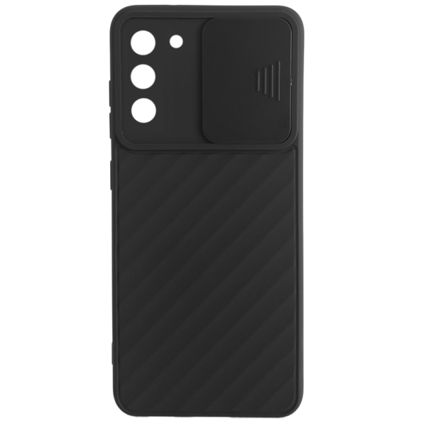 Samsung Galaxy S21 Plus backcover met camera bescherming - Zwart