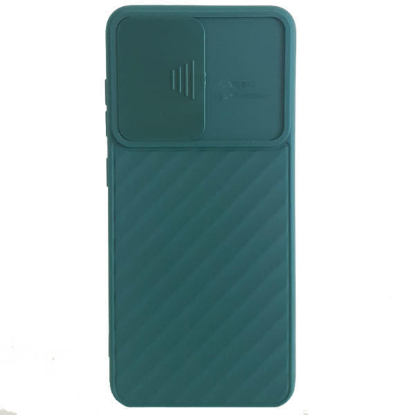 Samsung Galaxy A02 backcover met camera bescherming - Groen