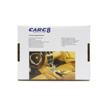 Carc 8 Bluetooth Car FM Transmitter Roze