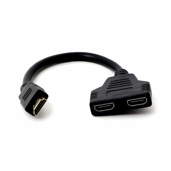 HDMI Switch splitter 2 POORTS Zwart