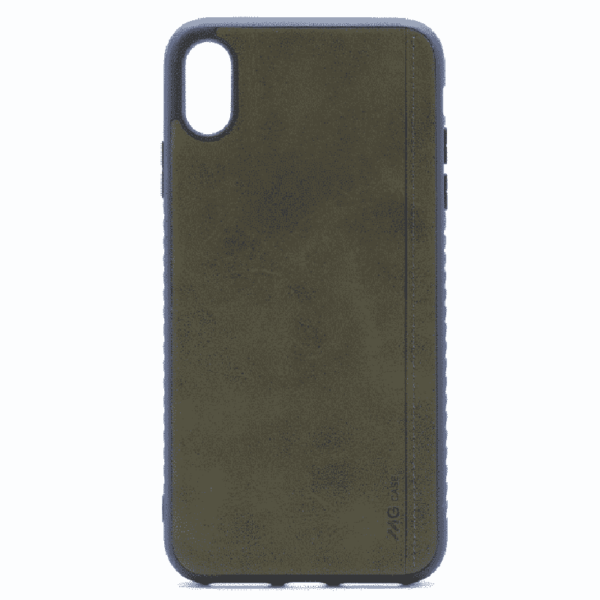Apple iPhone XS Max Backcover - Groen