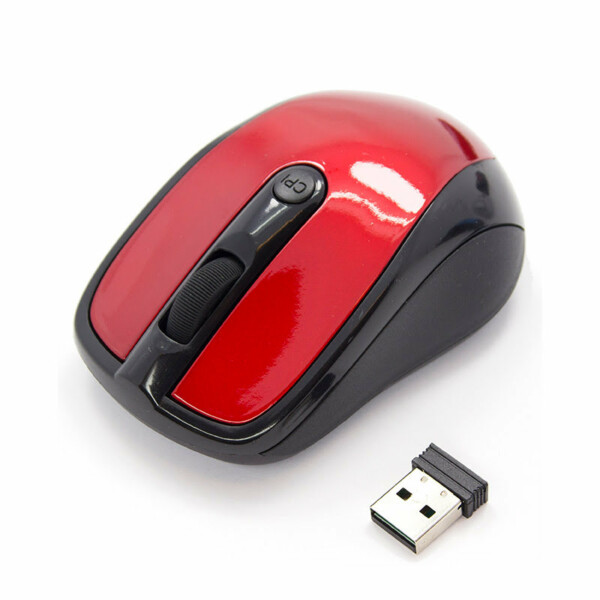 5 GHz Wireless Optical Mouse - Rood