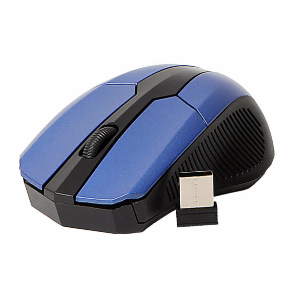 Optical mouse - Draadloze muis voor de computer 2.4GHz - Blauw