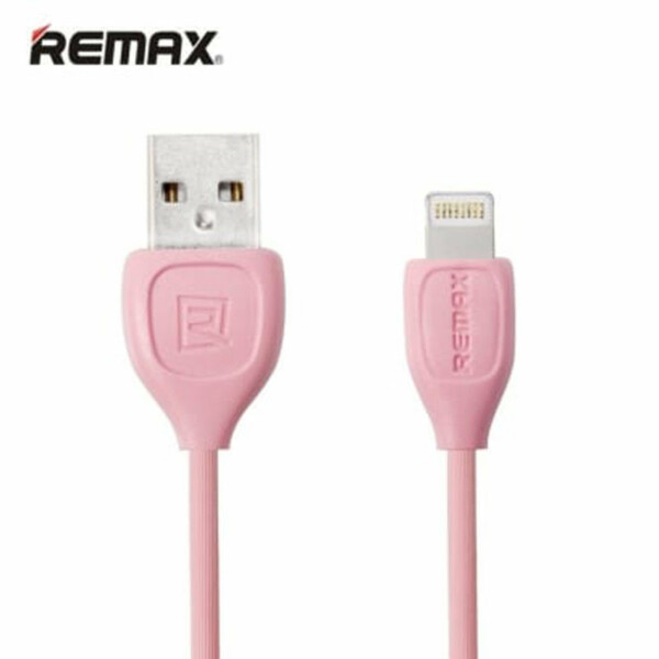 Remax Lesu USB Data kabel Voor Apple kleur Roze