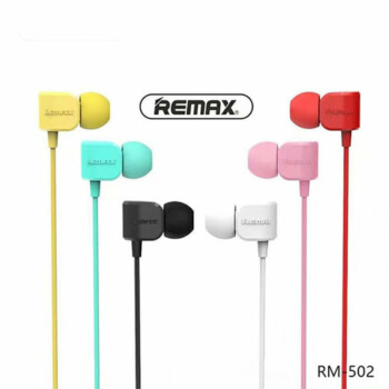 Remax RM-502 Stereo Muziek hoofdtelefoon Met HD Mic in-ear 3.5mm Zwart