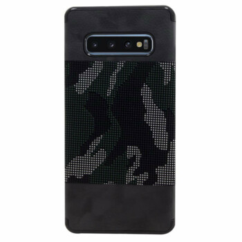 Samsung Galaxy S10 Backcover - Army Antraciet