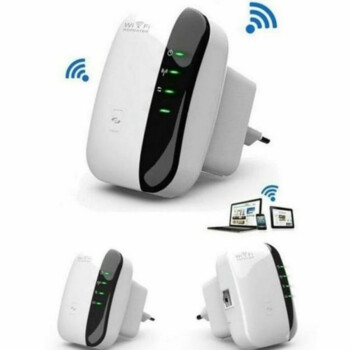 Wifi repeater router ap 2,4ghz draadloze 802.11n versterker extender 300 Mbps wit