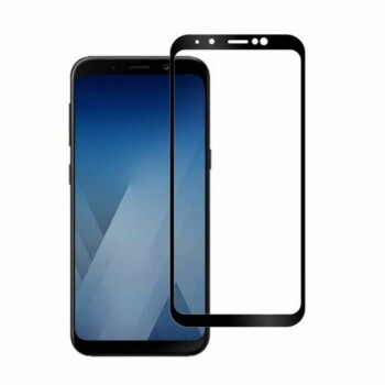 Samsung Galaxy A5 (2018) Screenprotector 5D Zwart