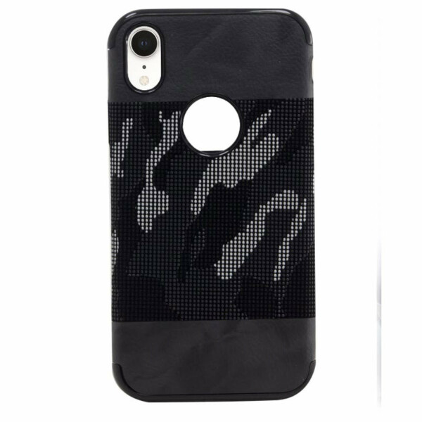 Apple iPhone XR Backcover - Army Antraciet