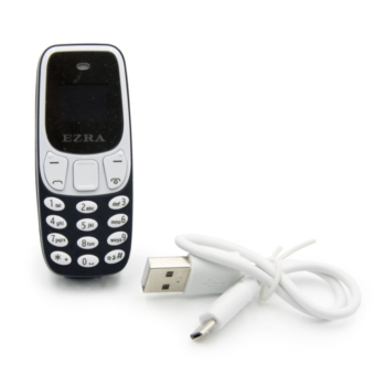 Ezra Mobile MC01 - Mini GSM telefoon - Blauw/Zilver